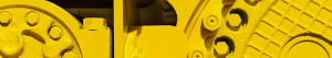 Industries Background (yellow machinery close-up)