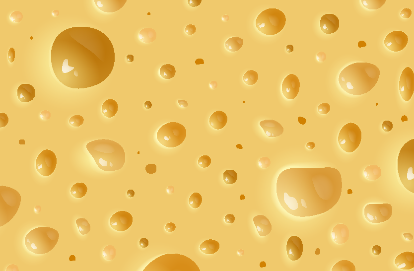 Zoomed In Shot of Swiss Cheese