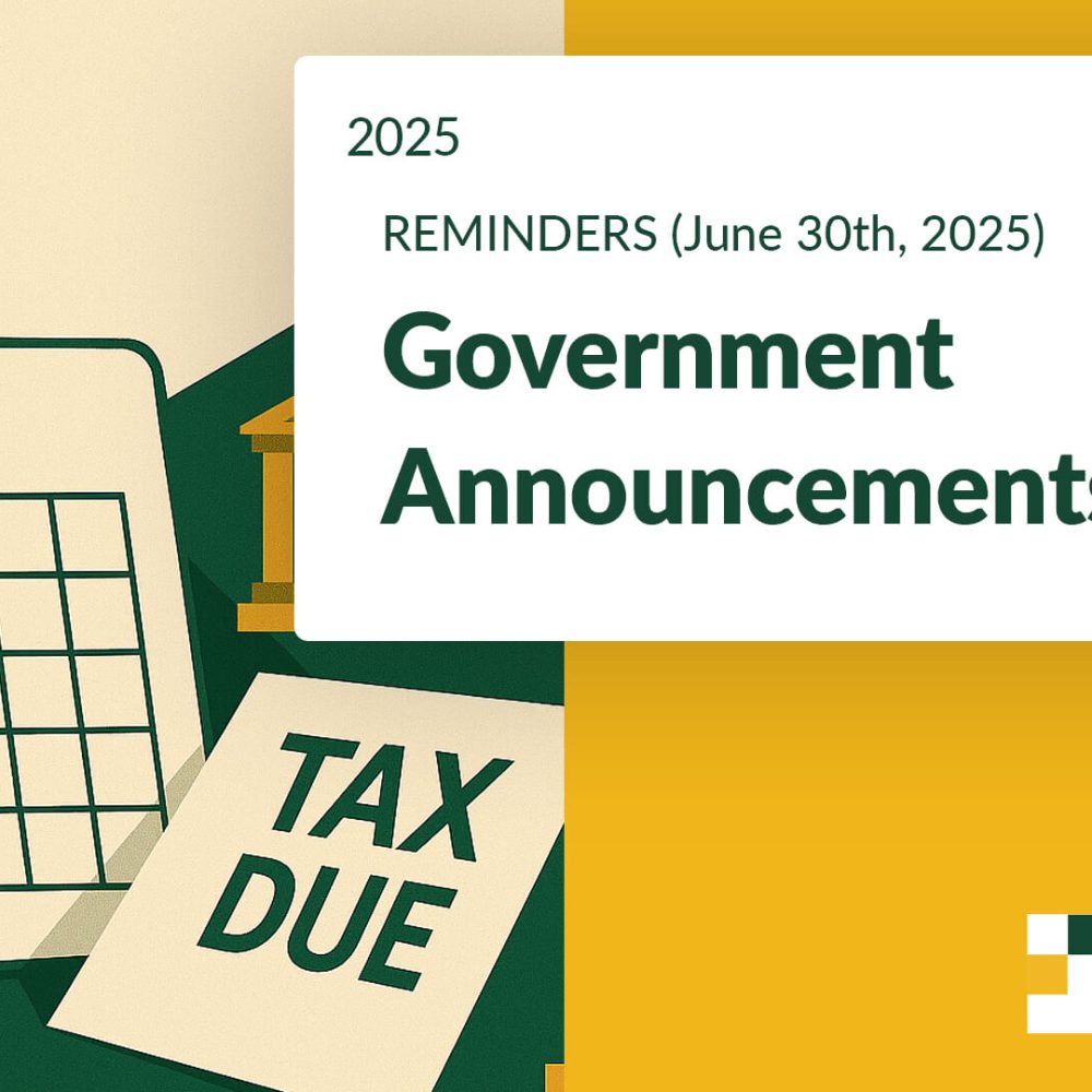 Government Announcements